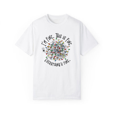 Everything is Fine Holiday T-Shirt