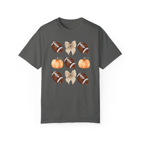 Coquette Fall Football T-Shirt