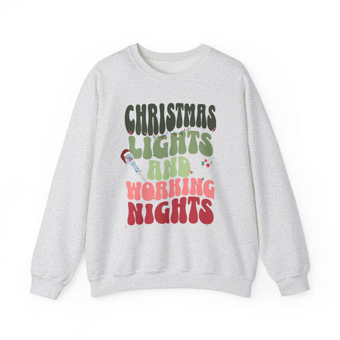 Night Shift Holiday Healthcare Sweatshirt