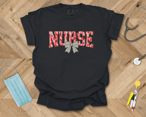 Coquette Brushstroke Nurse T-shirt
