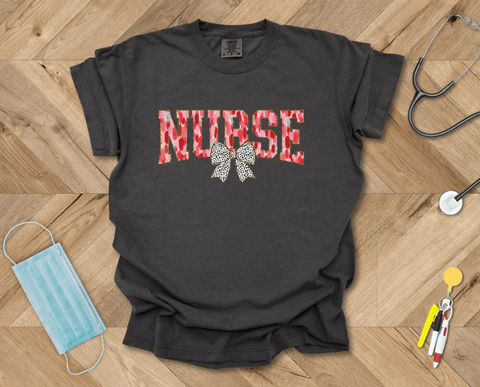 Coquette Brushstroke Nurse T-shirt