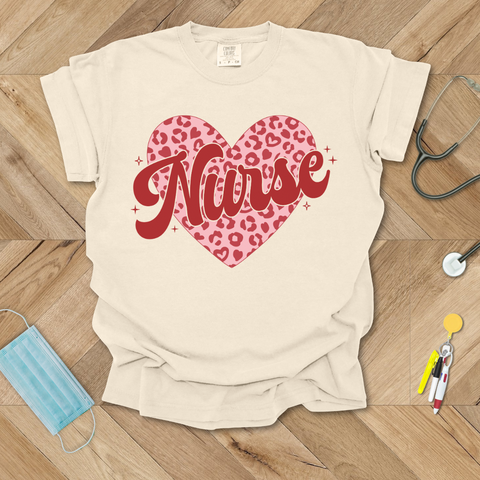 Cheetah Print Nurse T-Shirt