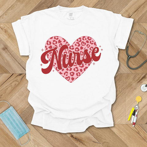 Cheetah Print Nurse T-Shirt