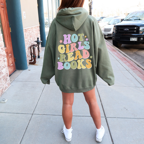 Hot Girls Read Books Hoodie