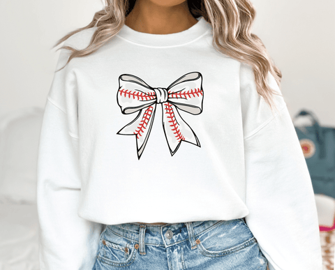 Coquette Baseball Crewneck Sweatshirt