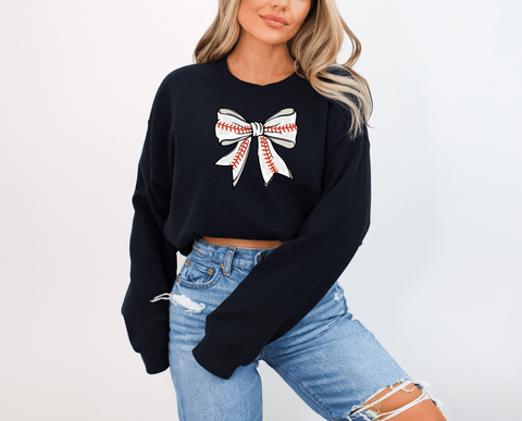 Coquette Baseball Crewneck Sweatshirt