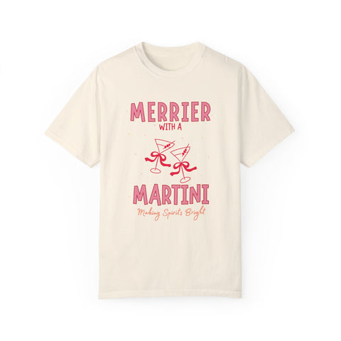 Merrier with a Martini T-shirt