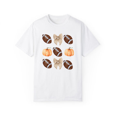 Coquette Fall Football T-Shirt