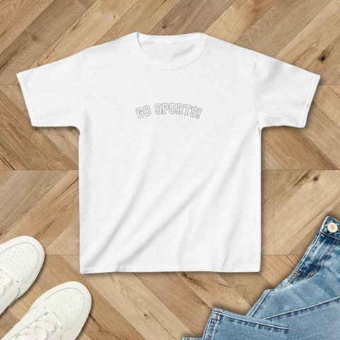 Go Sports! Varsity 'Baby Tee' T-Shirt