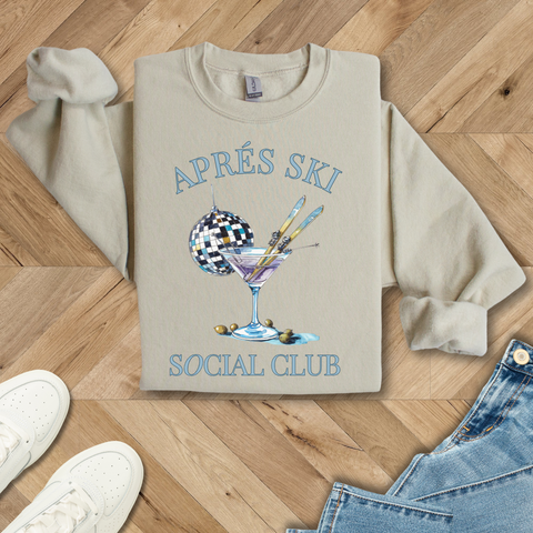 Aprés-Ski Social Club Crewneck Sweatshirt