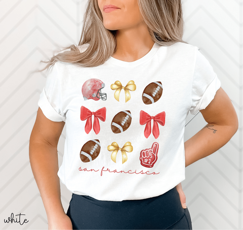 Coquette San Francisco Football T-Shirt