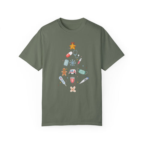 Nurse Christmas Tree T-Shirt