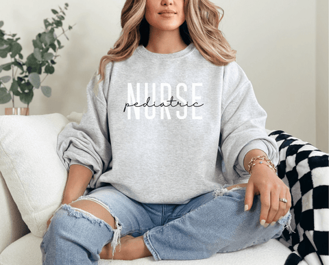 Pediatric Nurse Crewneck Sweatshirt