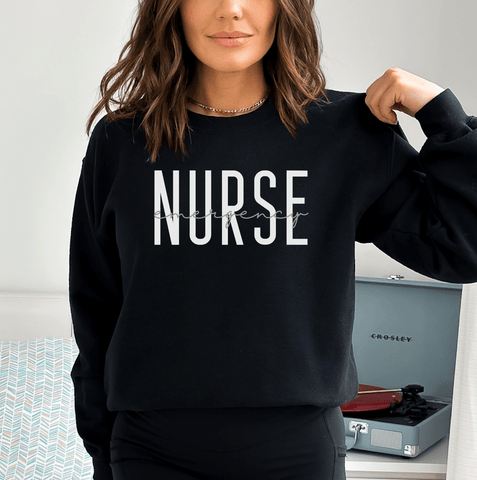 Emergency Nurse Crewneck Sweatshirt