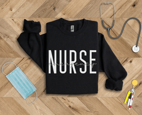 Emergency Nurse Crewneck Sweatshirt