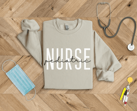 Pediatric Nurse Crewneck Sweatshirt