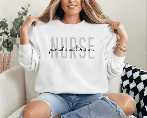 Pediatric Nurse Crewneck Sweatshirt