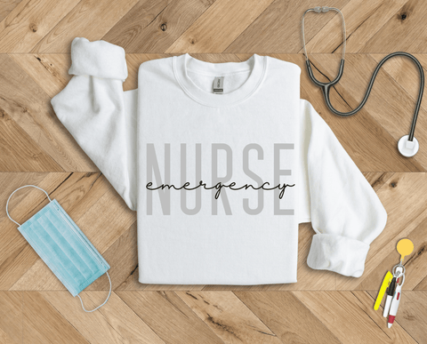 Emergency Nurse Crewneck Sweatshirt