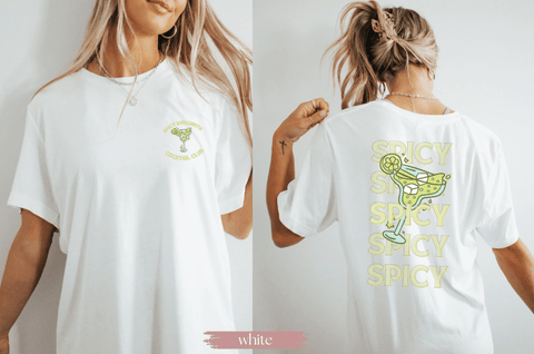 Retro Spicy Margarita Cocktail Club T-Shirt