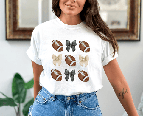 Coquette Football T-Shirt