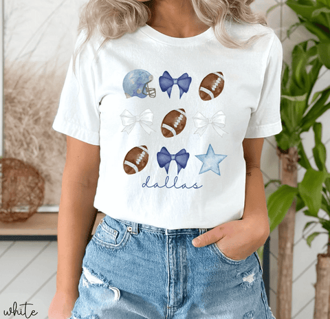 Coquette Dallas Football T-Shirt