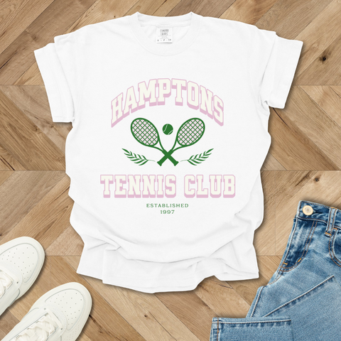 Preppy Hamptons Tennis Club T-Shirt