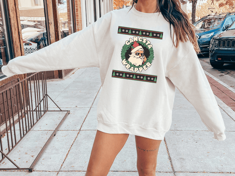 Gangsta Santa Crewneck Sweatshirt